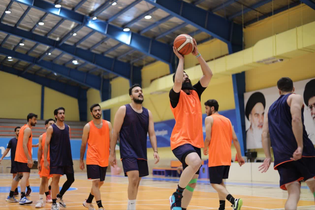 تمرینات پیش فصل بسکتبالیست های مس رفسنجان