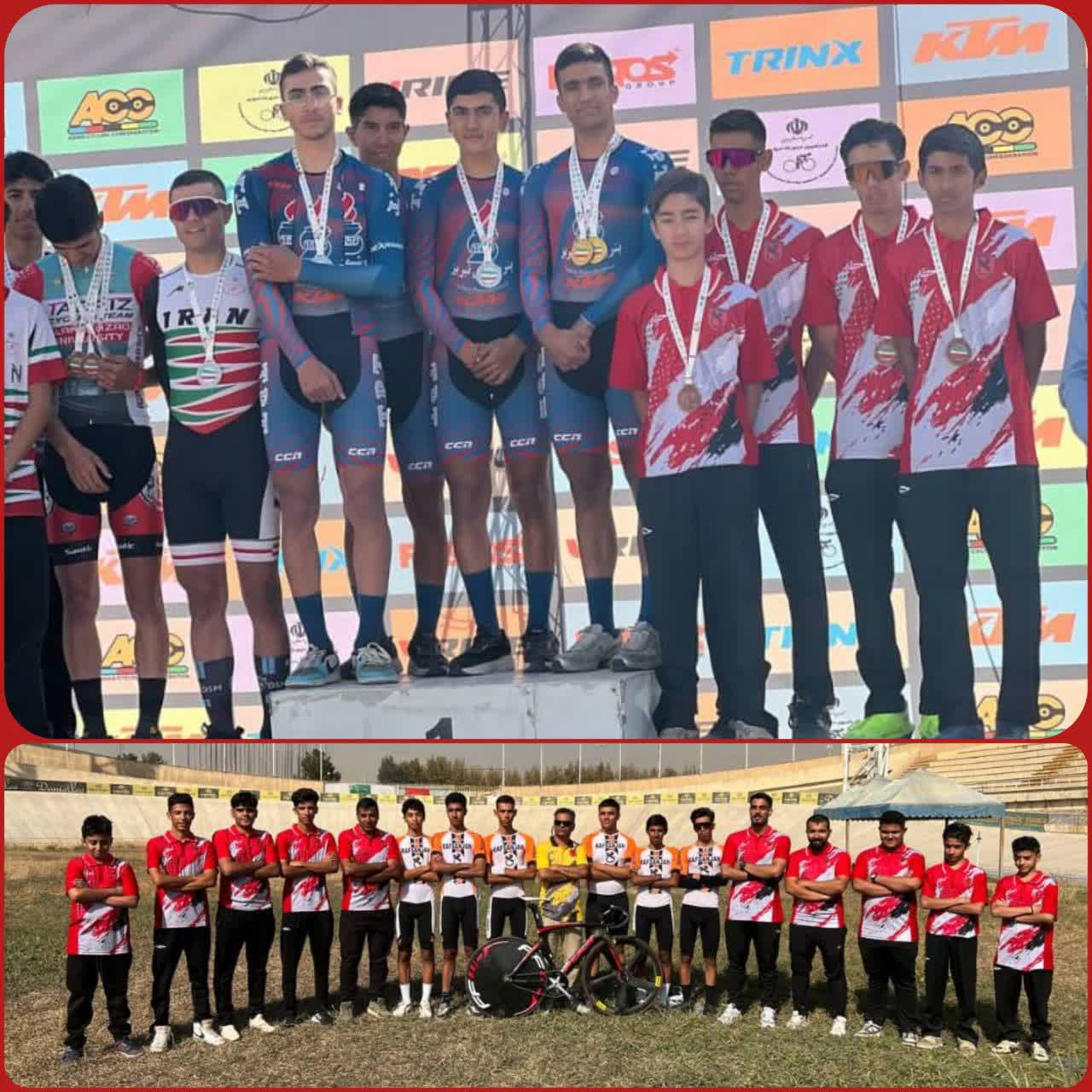 رکاب‌زنان دیار فاتحان اروند در مسابقات لیگ جوانان کشور درخشیدند