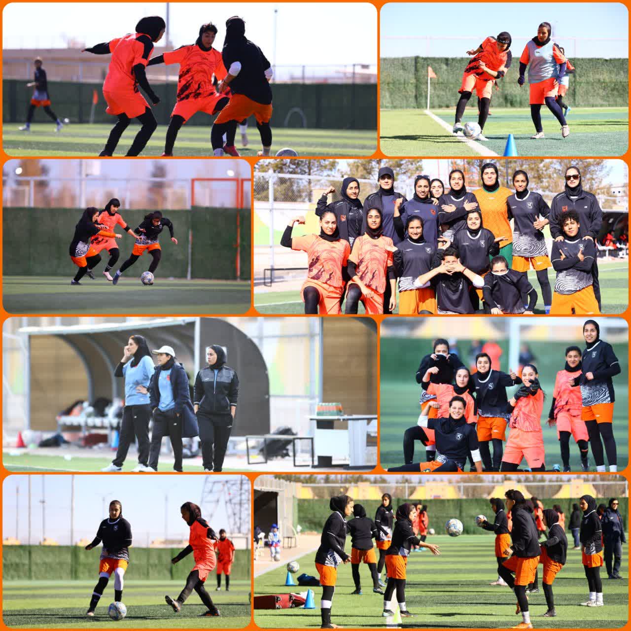 آماده‌سازی تیم فوتبال بانوان مس رفسنجان برای لیگ دسته دوم