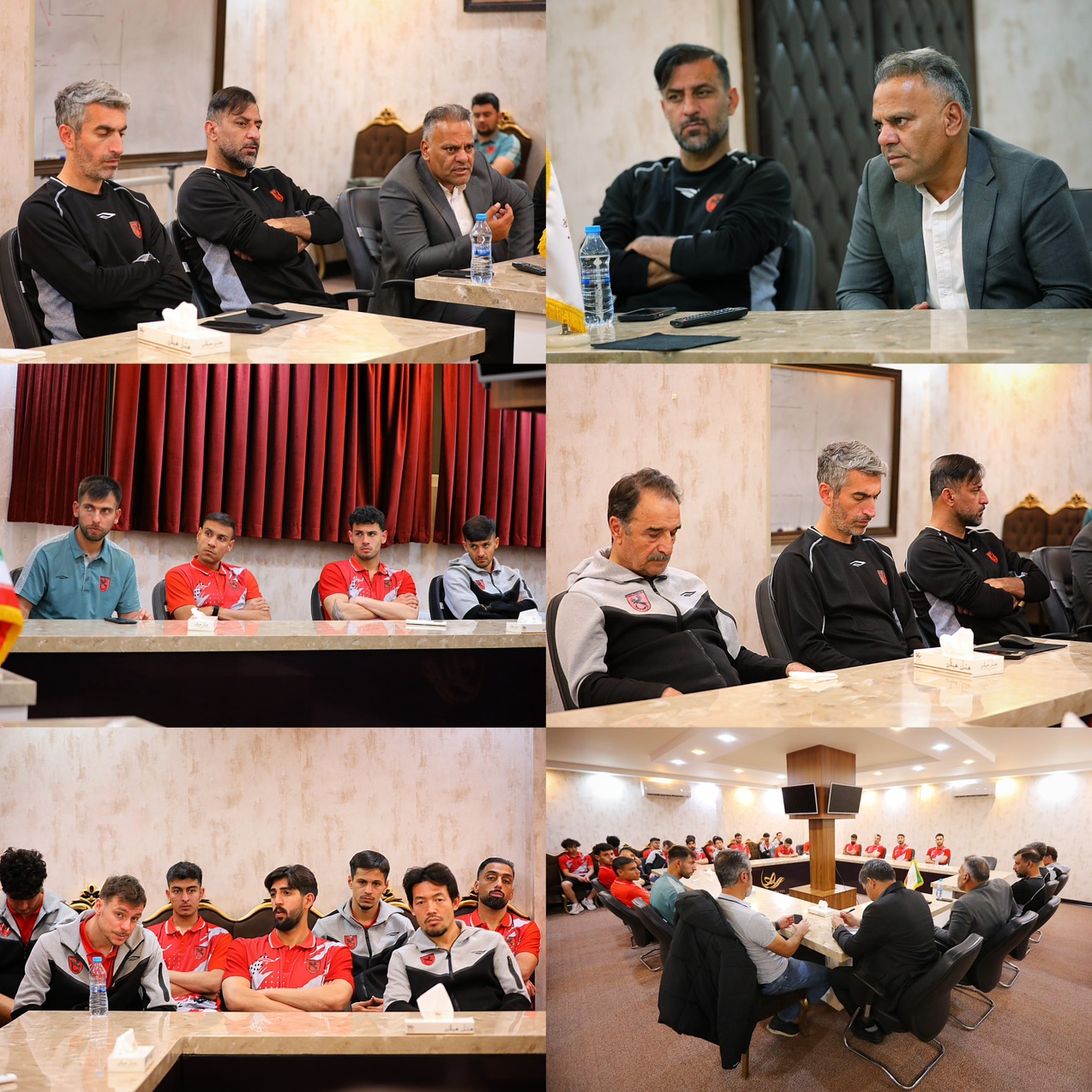 نشست صمیمی مدیرعامل باشگاه با کادر فنی و بازیکنان تیم بزرگسالان مس رفسنجان