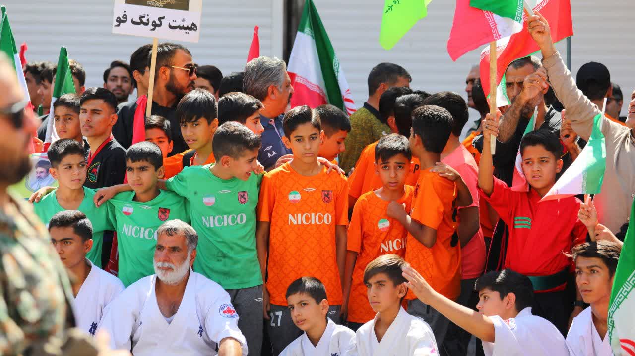 حضور تیم‌های آکادمی باشگاه مس رفسنجان در رزمایش اقتدار جانفدایان ایران