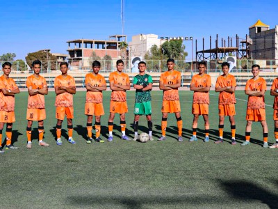 پیروزی تیم فوتبال نوجوانان باشگاه مس رفسنجان در بازی تدارکاتی