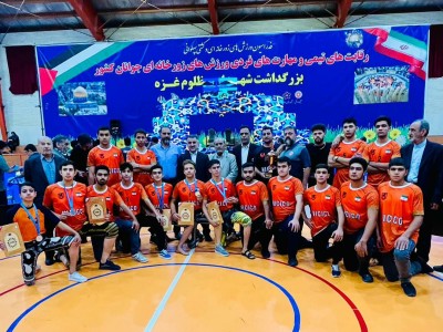 کسب مقام سوم قهرمانی ورزش زورخانه ای جوانان کشور توسط تیم مس رفسنجان منتخب استان کرمان