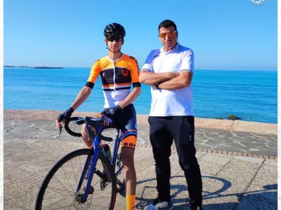 حضور پرافتخار رکابزن و سرمربی تیم صنعت مس رفسنجان در اردوی تیم ملی دوچرخه‌سواری
