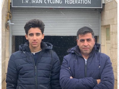 حضور سرمربی و رکابزن تیم دوچرخه سواری صنعت مس رفسنجان در آخرین اردوی تیم ملی