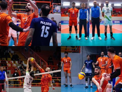 نبردی تماشایی در نور؛ شکست مس با اختلاف حداقلی تیم والیبال مردان مس رفسنجان