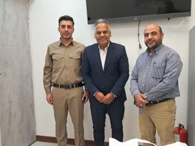 دیدار مدیرعامل باشگاه مس با مسئولان حراست